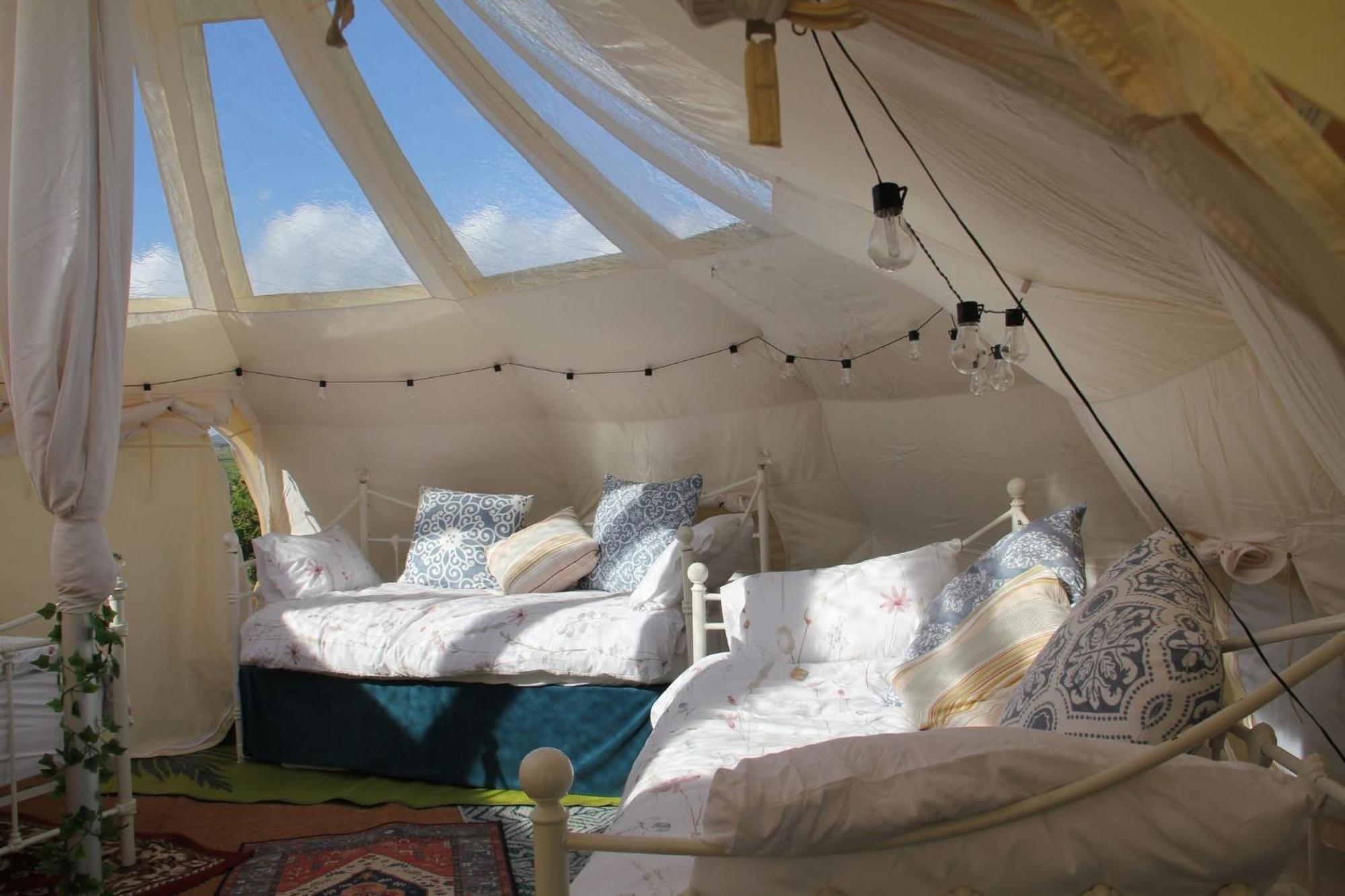 Tal-Y-Fan Farm 6M Stargazer Tent بريدجيند المظهر الخارجي الصورة