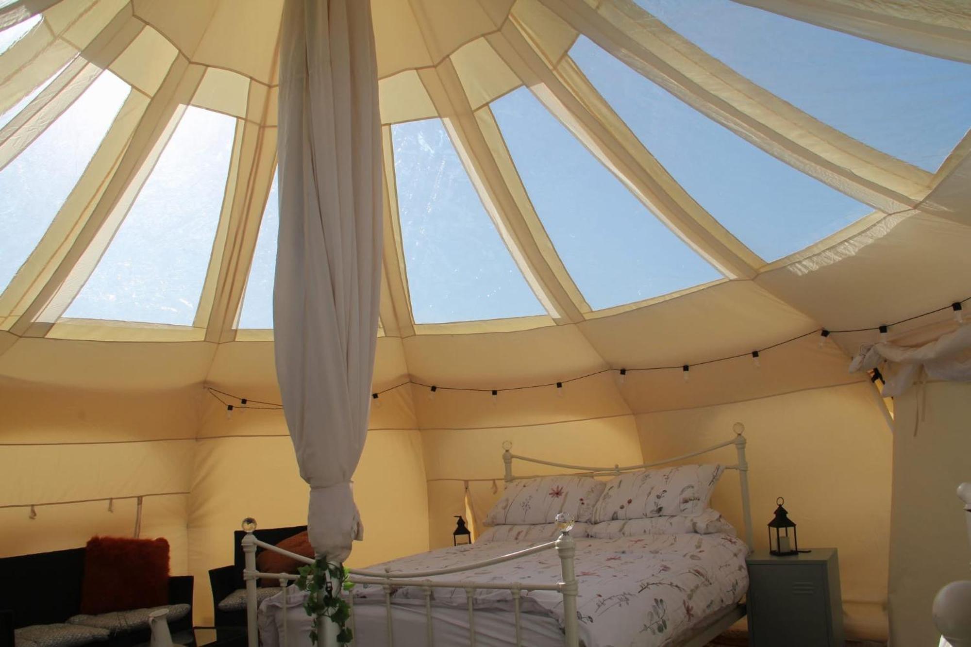 Tal-Y-Fan Farm 6M Stargazer Tent بريدجيند المظهر الخارجي الصورة