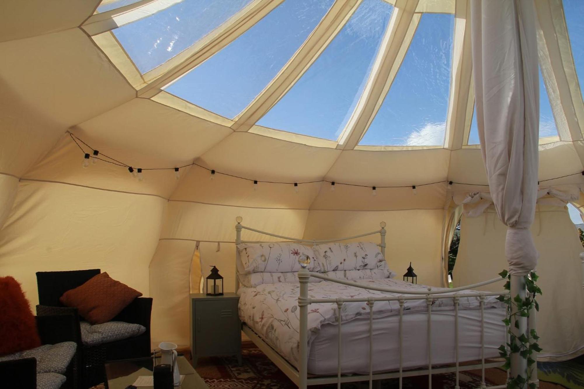 Tal-Y-Fan Farm 6M Stargazer Tent بريدجيند المظهر الخارجي الصورة