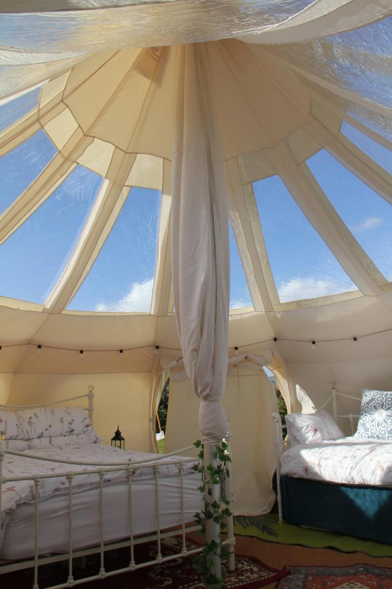 Tal-Y-Fan Farm 6M Stargazer Tent بريدجيند المظهر الخارجي الصورة